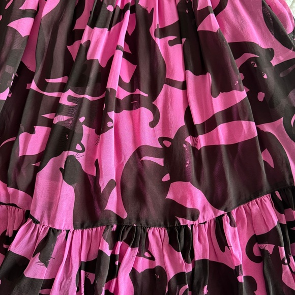 Maeve Halter Shine Swing Mini Dress - Picture 4 of 13